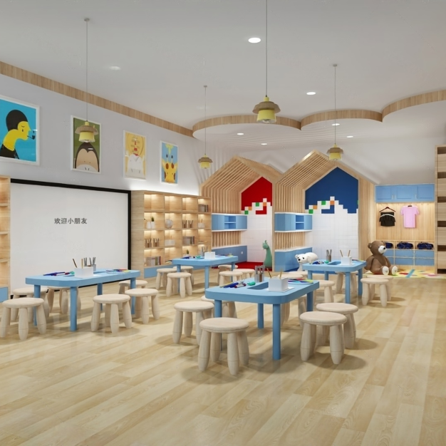 幼儿园3D模型